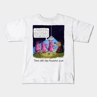 Three Little Pigs Kids T-Shirt